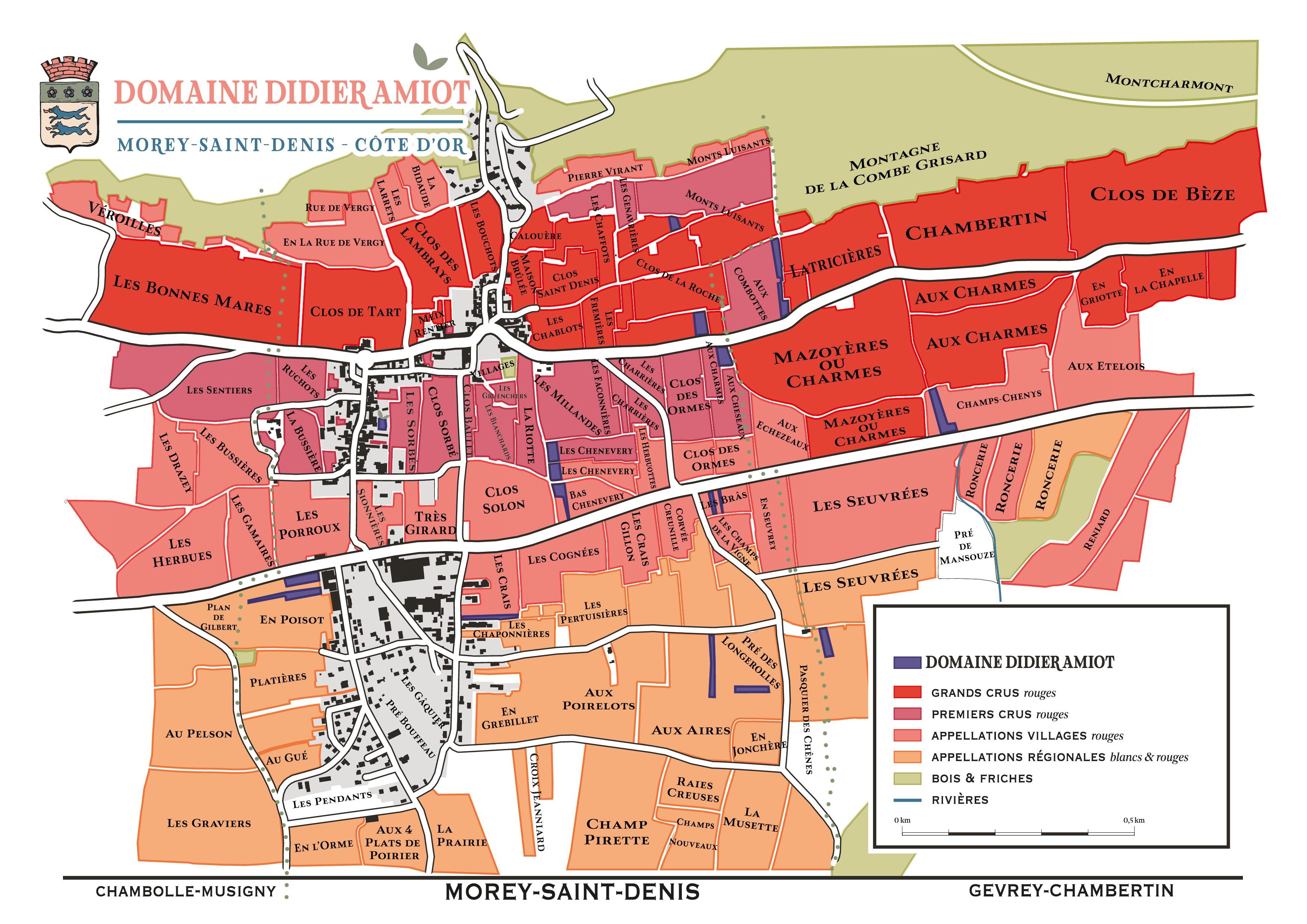 Domaine Didier AMIOT Bourgogne Grands Vins de Bourgogne Vin Terroir Climat Pinot Noir Morey-Saint-Denis